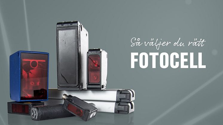 SÅ VÄLJER DU RÄTT FOTOCELL