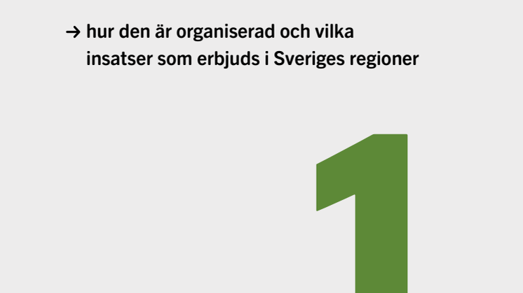 Habilitering och rehabilitering för personer med dövblindhet 1