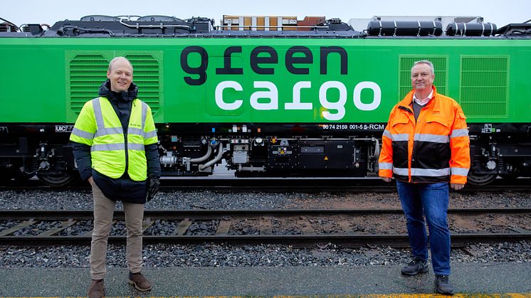 Godsdirektör på Bane NOR, Oskar Stenstrøm & Bengt Fors VD Green Cargo Norge MBR-201209-00531