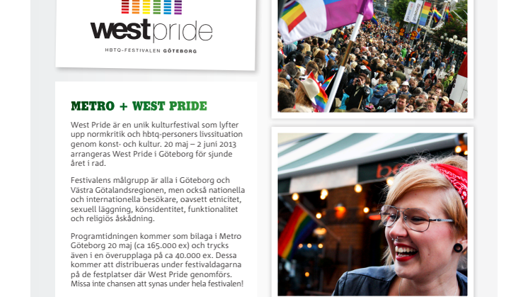 West Pride Säljblad