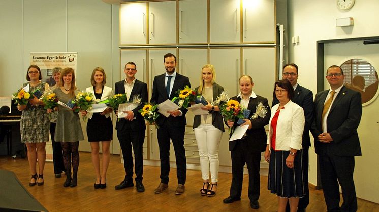 Die Jahrgangsbesten 2016 der Hotelfachschule Leipzig