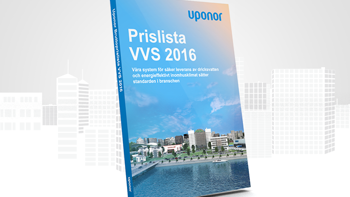 Uponor VVS Prislista 2016