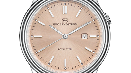Royal Steel Classic 32mm Rose dial