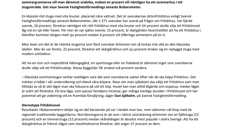 Här är svenskarnas drömhus på landet