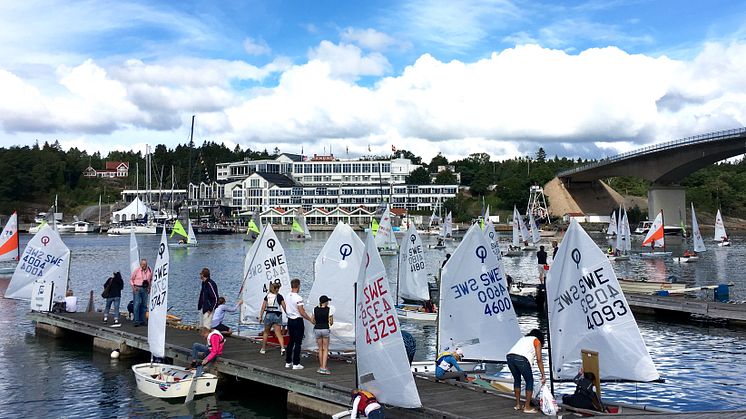 Inför starten Lilla Tjörn Runt 2016 foto: Elisabeth Stensby