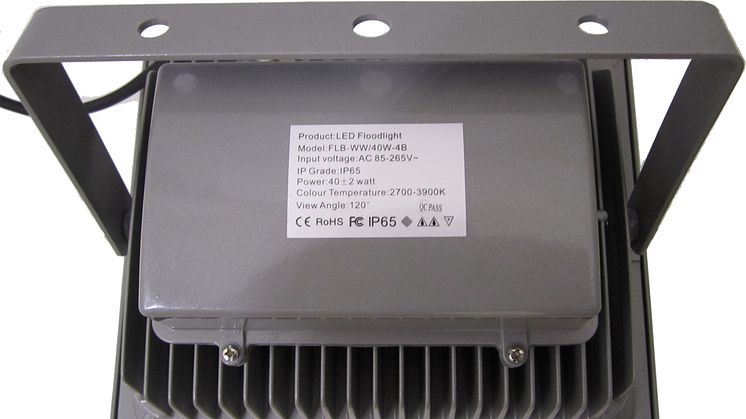 F40 LED-strålkastare 40W högupplöst 7761212 Bakstycke