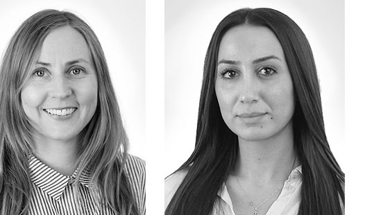Momo Tham och Kristina Daoud