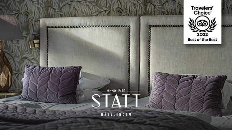 Hotel Statt Hässleholm behåller den åtråvärda utmärkelsen Travelers´ Choice 2022. Vilket innebär att enligt Tripadvisors medlemmar är Hotel Statt bland den bästa hotellupplevelsen i Sverige 2022. 