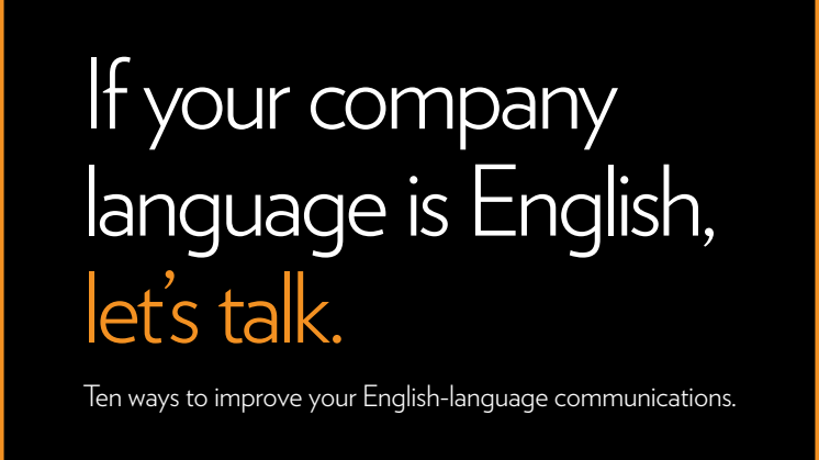 Ten tips for choosing an English-language copywriter