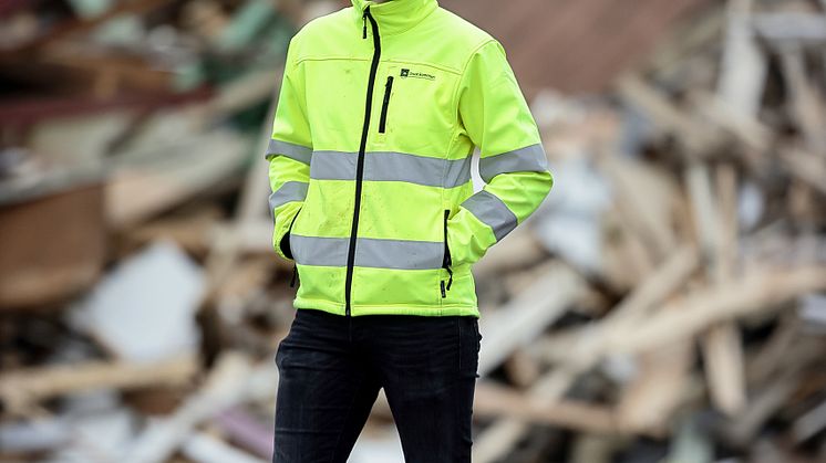 Fredrik Bottenmark, platschef på Månsemyr återvinningscentral