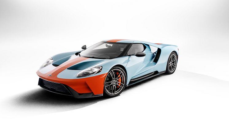 Ny Ford GT Gulf Oil lakering