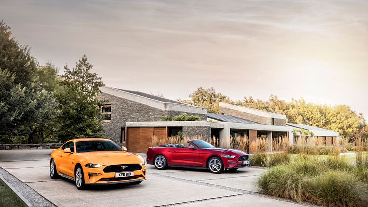 Den nye Ford Mustang – et ikon med skarpere design og endnu skarpere dynamik  