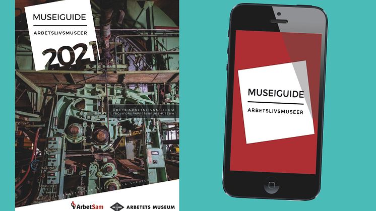 Museiguide 2021 finns både i pappersform och som app.