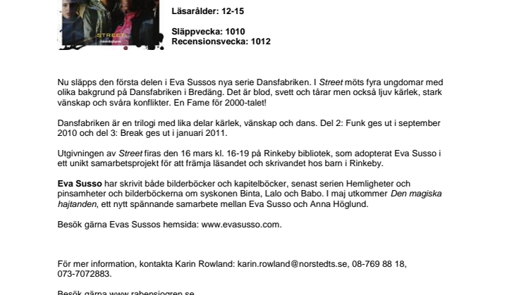 Eva Susso proudly presents Dansfabriken 