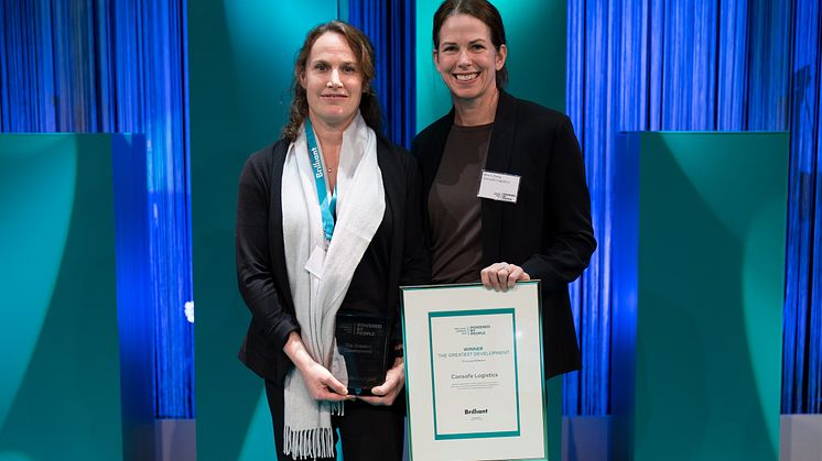 Consafe Logistics Vinnare Powered by People Employee Experience Award 2019 