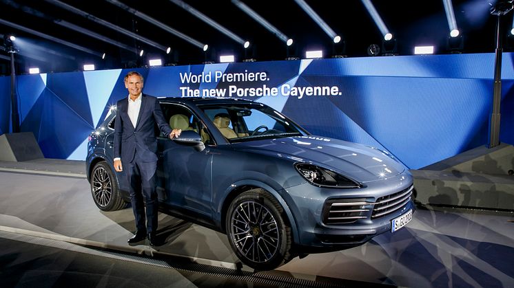 Præsentation af den nye Porsche Cayenne