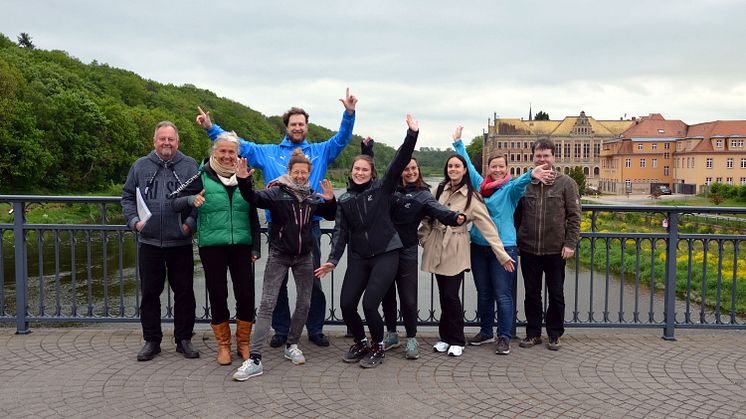 Vorfreude bei den Veranstaltern des 12. Sächsischen Wandertags 2023 in Grimma - Foto: Andreas Schmidt