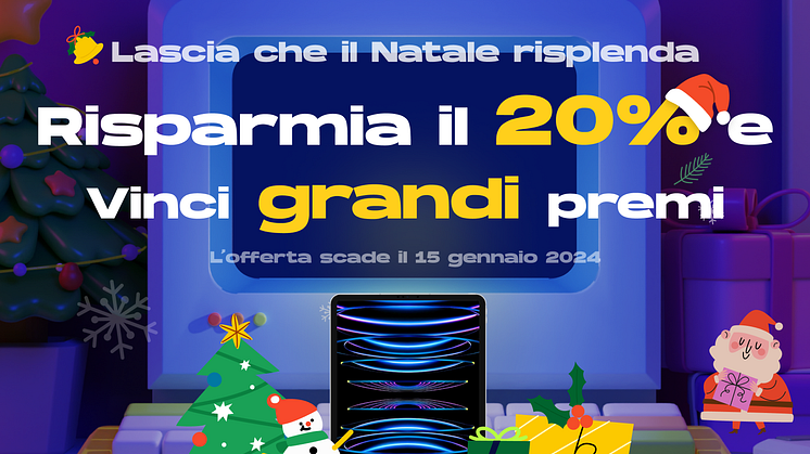 super sconto sulla Festa di Natale con Tenorshare Italian