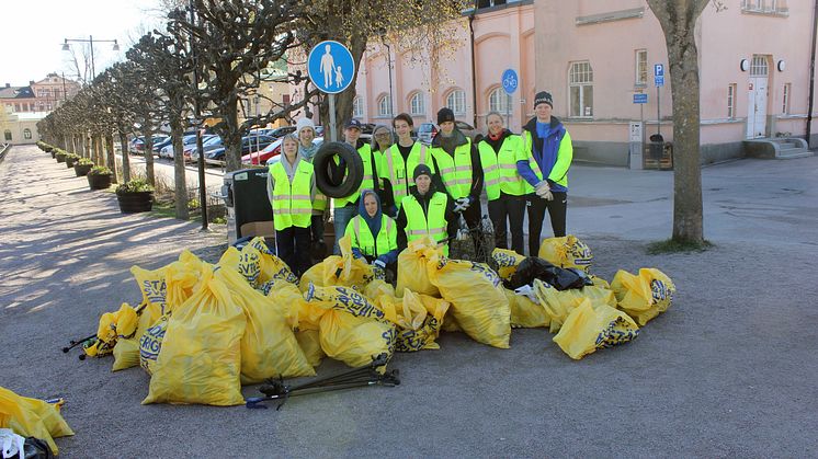 Nu städar vi i Uppsala, igen! Foto: Mikael Örnliden.