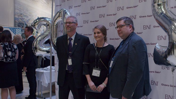BNI 2020 Kick Off -gaalan tunnelmia Tampere-talolta
