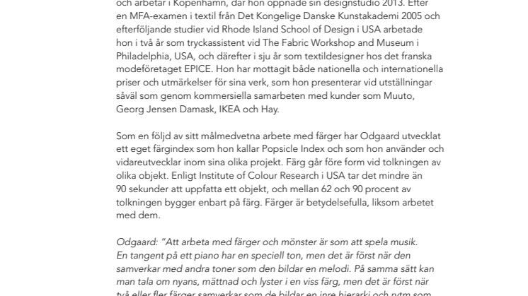 Biografi Margrethe Odgaard