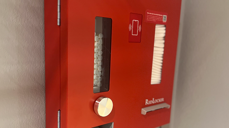 RedLocker finns nu uppsatta på fyra av våra fastigheter