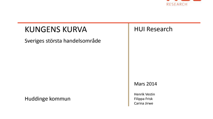 HUIs rapport
