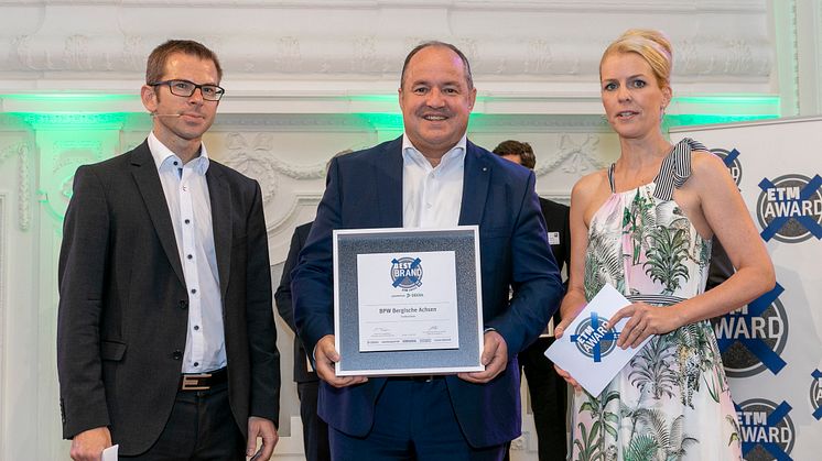 Ralf Merkelbach, Leiter Key Account Management Großflotten Europa, bei der Preisverleihung „Best Brand 2018“ am 21. Juni im Neuen Schloss in Stuttgart. (Foto: Karl-Heinz Augustin) 