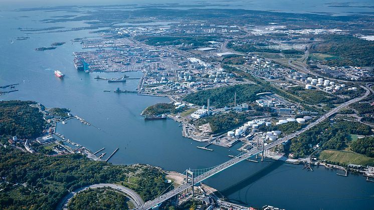 The Port of Gothenburg is actively participating in several collaborations to both share and acquire new knowledge about how ports can best work with climate- and environmental issues. Photo: Gothenburg Port Authority. 