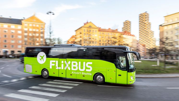 FlixBus lanserar flygtransfer med Sveriges bästa priser