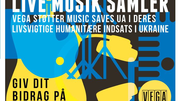 VEGA støtter musikmiljøet i Ukraine i nødhjælpsindsats