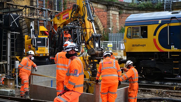 Engineering work at King's Cross will close the station for six days at Christmas - picture by Network Rail