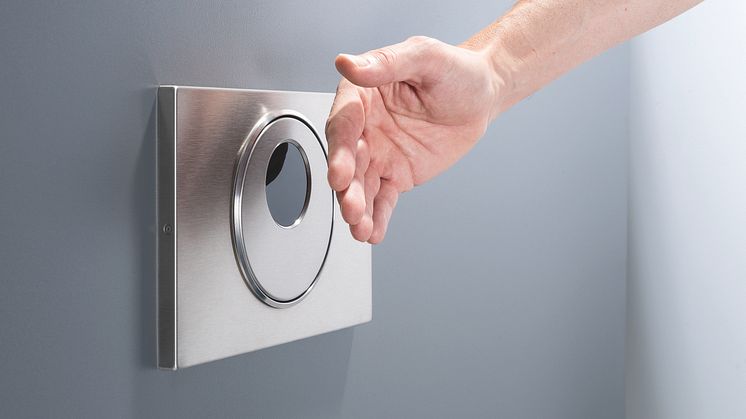 Geberit, kosketusvapaa Sigma10-huuhtelupainike