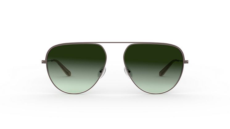 Ai Eyewear: Vintage Pilot, Brown, Green Gradient