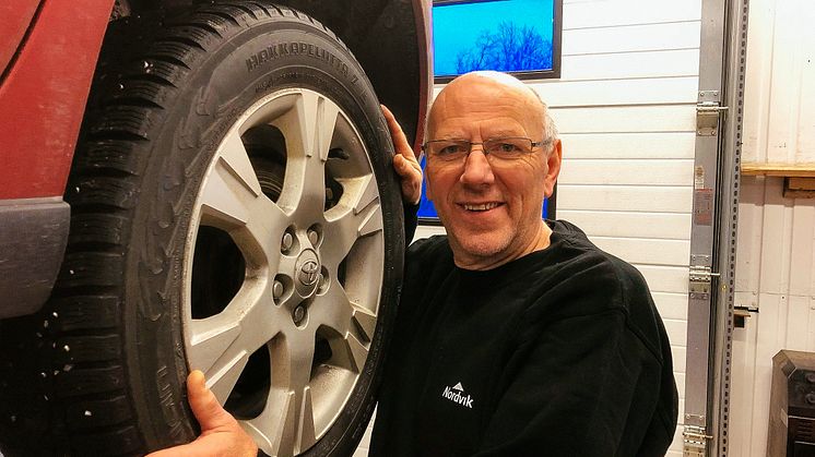 Nytt navn: Meløy Auto skifter navn til Nordvik forteller driftsleder for Meløy Auto Glomfjord, Ragnar Rasmussen. Foto: Nordvik.