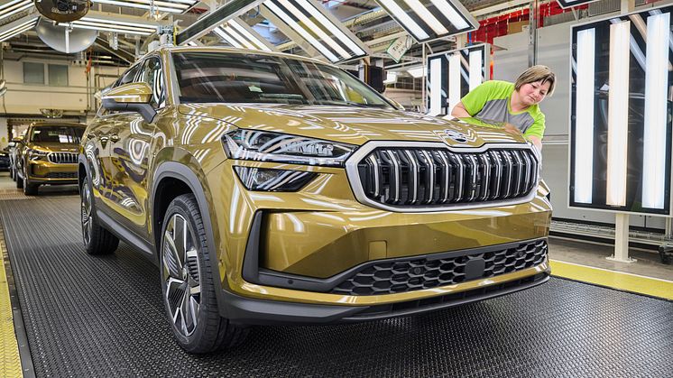 Der er fuld gang i produktionen af den nye Škoda Kodiaq, som får danmarkspremiere 25.-26. maj. Priserne starter ved 499.995 kr.