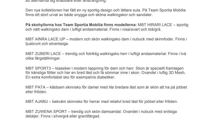 MBT-dag med gånganalys Team Sportia Mobilia 26/4