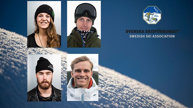 Emma Dahlström, Oliwer Magnusson, Niklas Mattsson och Felix Elofsson.