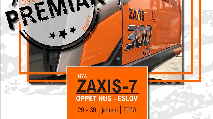 ​SVERIGE- & SKÅNEPREMIÄR! Nu är Zaxis-7 här.