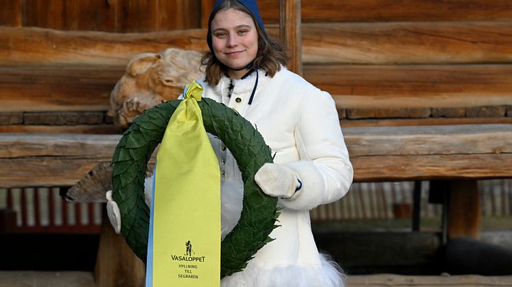Maja Heikki Vasaloppets kranskulla 2025