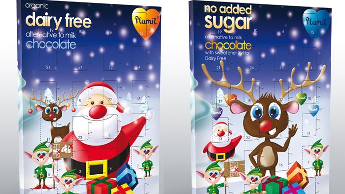 Årets mjölkfria chokladkalender från Plamil är här!