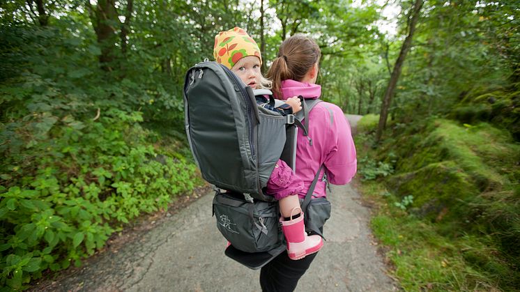 Bergans ute med ny bæremeis - Lilletind Child Carrier