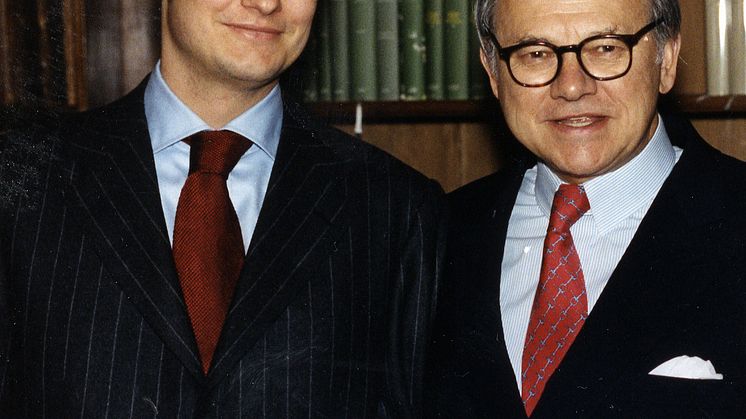Felix Burda mit seinem Vater Verleger Dr. Hubert Burda