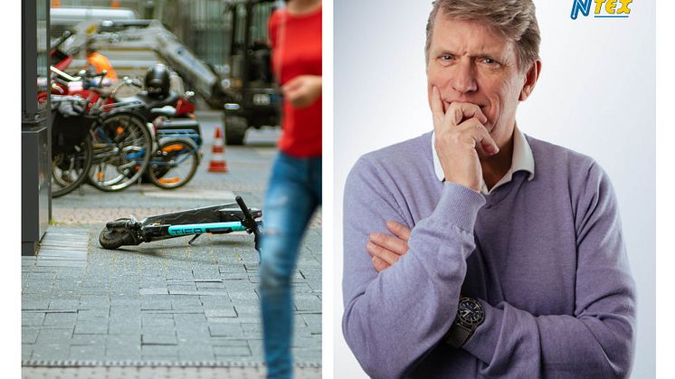 Inför stränga böter på slängda elsparkcyklar!