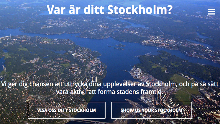 Ny webbplats erbjuder invånarna i Stockholm möjlighet att kartlägga sina positiva och negativa erfarenheter av platser i Stockholm.