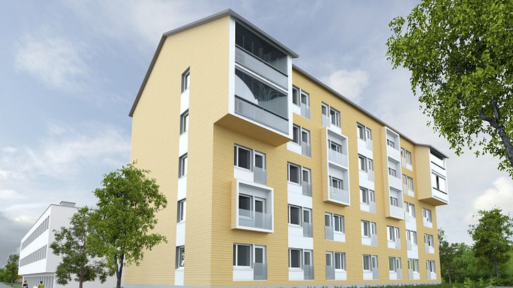 Svinhufvudinkatu havainnekuva - Lahden Talot