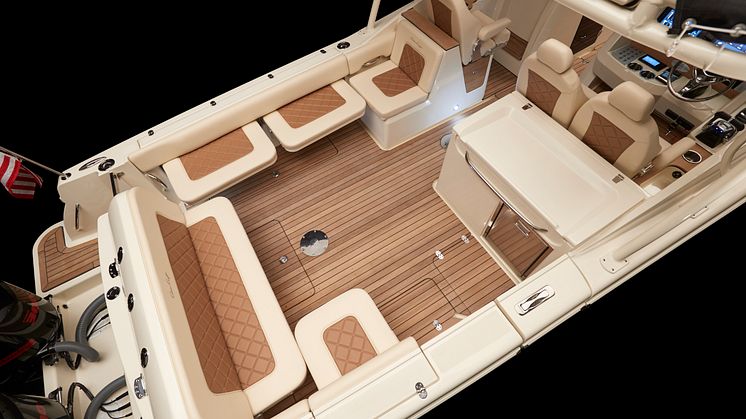High res image -Chris-Craft Balearics-  Aft seating 