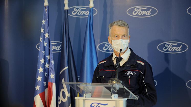 Declarațiile Președintelui Ford România, Ian Pearson, cu ocazia vizitei Premierului Ludovic Orban la fabrica Ford Craiova