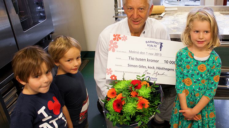 Simon Giles, kock på Hästhagens förskola i Malmö