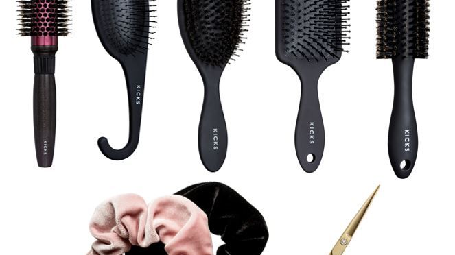 KICKS Beauty relanserar hela sitt sortiment av hårborstar och håraccessoarer
